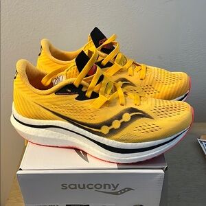 NEW in box, never worn Saucony Endorphin Pro 2 Running Shoes - Yellow